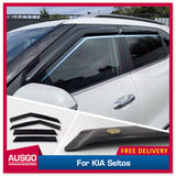 Luxury Weather Shields for KIA Seltos SP2 Series 2019-Onwards Weathershields Window Visors