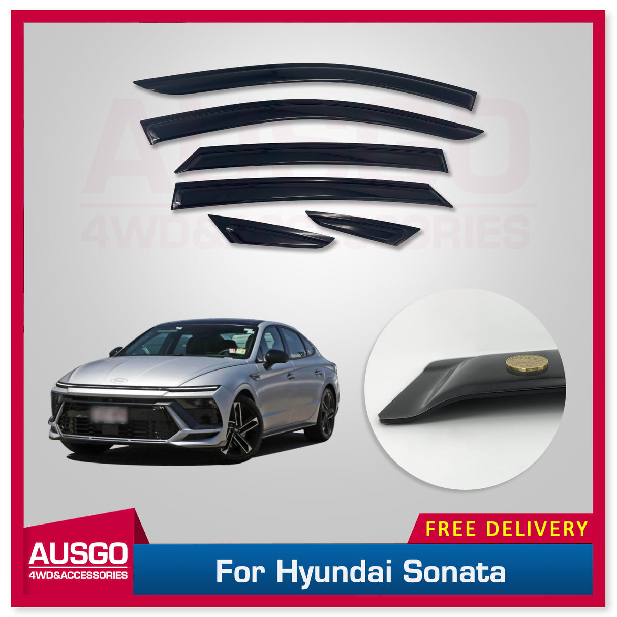 Luxury Weather Shields for Hyundai Sonata 2020-Onwards