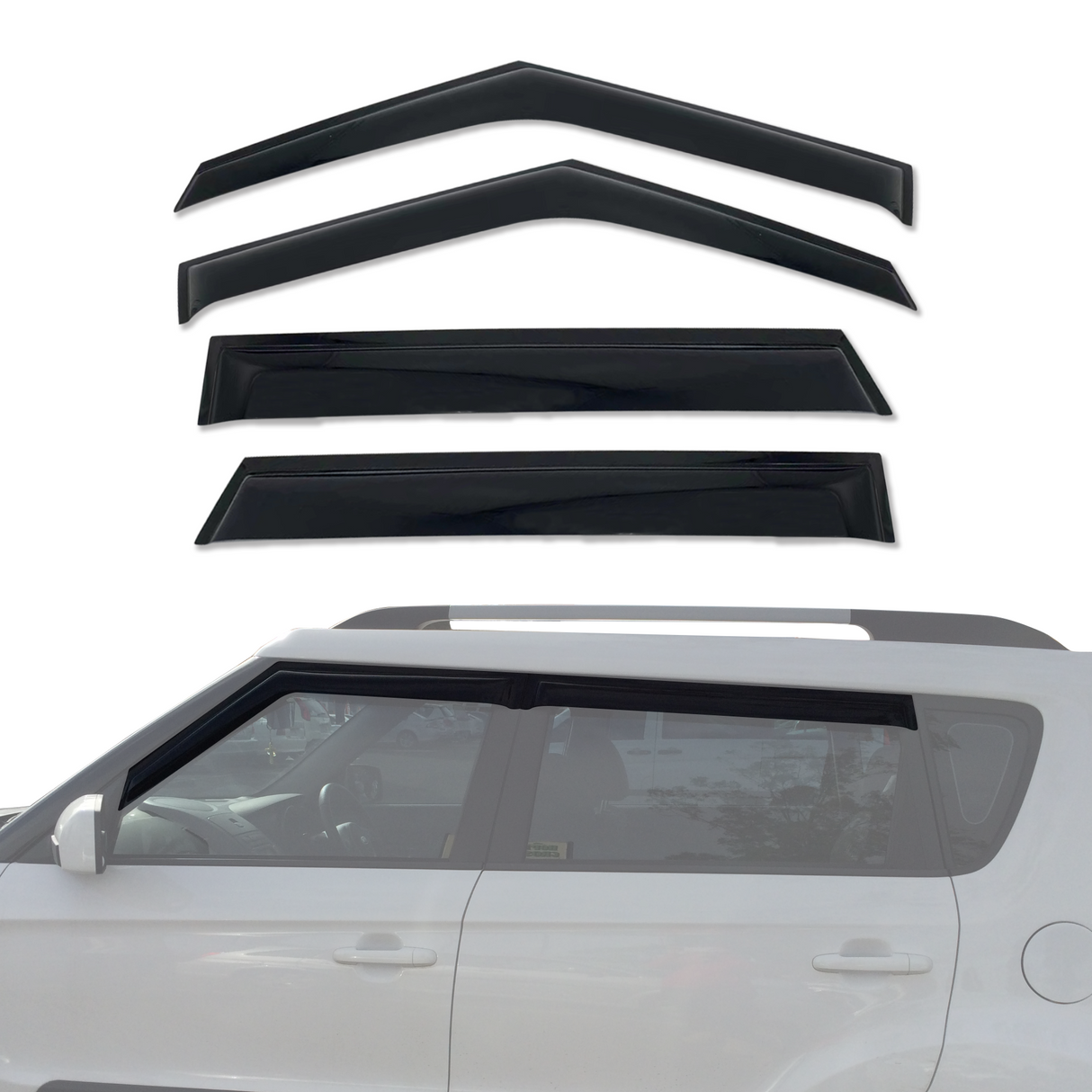 Weather Shields for KIA Soul AM Series 2009-2014