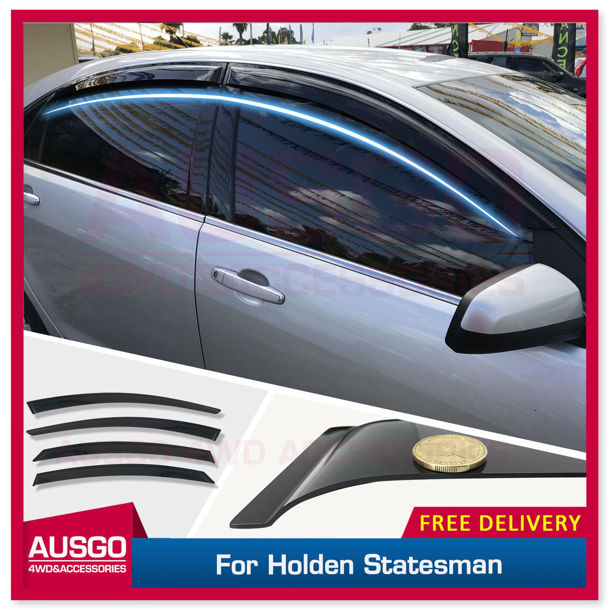 Weather Shields for Holden Statesman WM 2006-2019