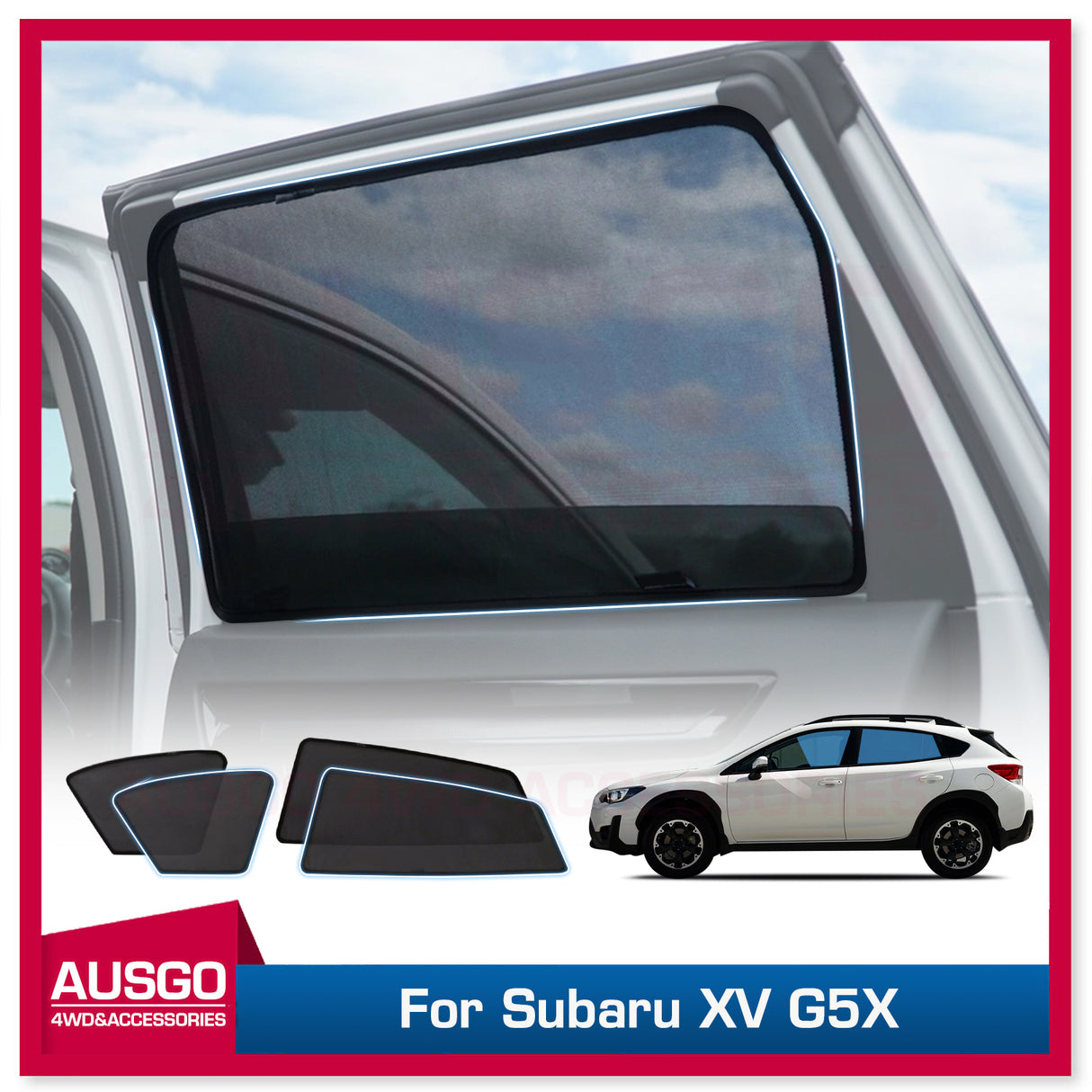 Magnetic Window Sun Shade for Subaru XV G5X 2017-Onwards