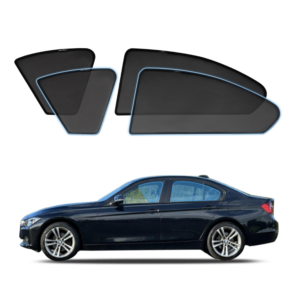 Magnetic Window Sun Shade for BMW 3 series F30 2012-2018