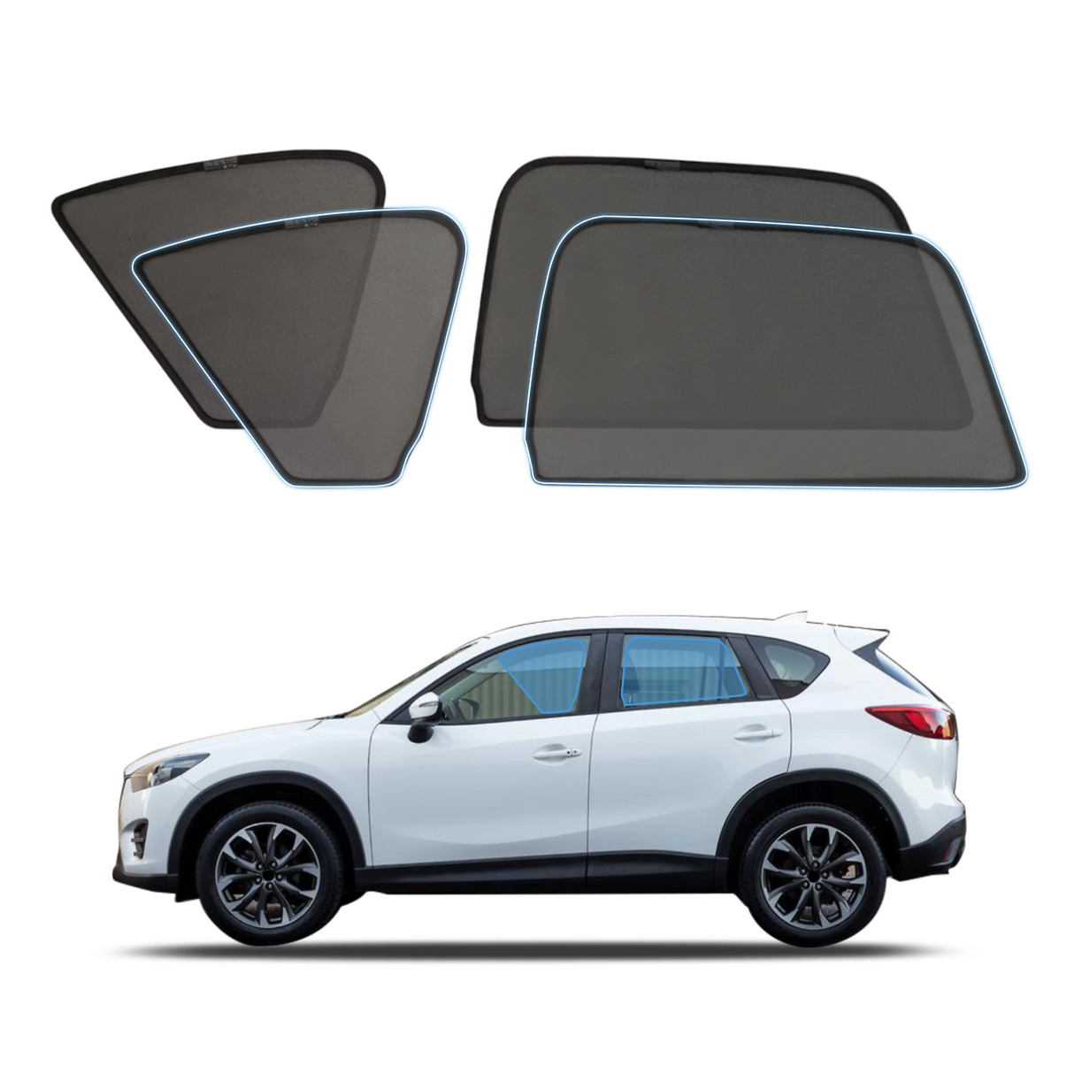 Magnetic Window Sun Shade for Mazda CX-5 CX5 KE Series 2012-2017