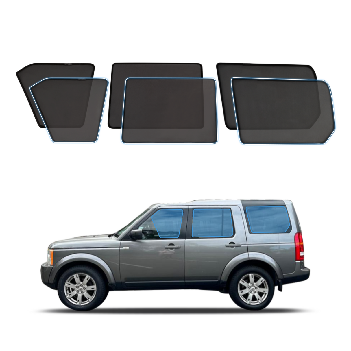 Magnetic Window Sun Shade for Land Rover Discovery 3 4 2004-2017