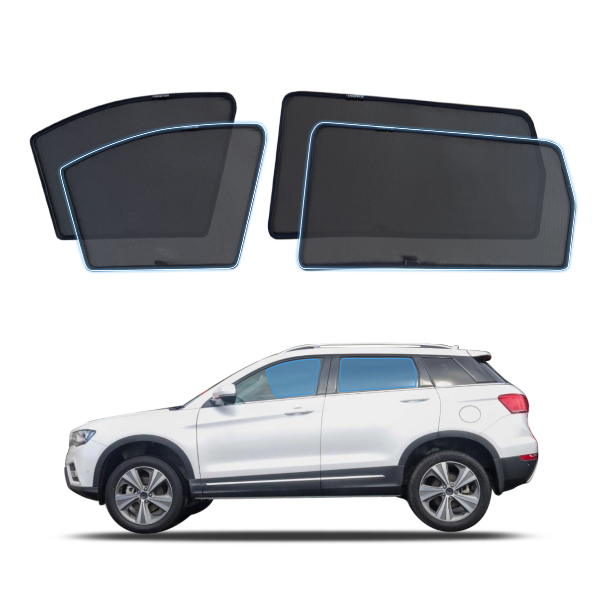 Magnetic Window Sun Shade for HAVAL H6 1st Gen 2017-2021