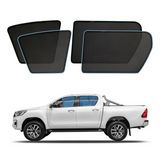 Magnetic Window Sun Shade for Toyota Hilux Dual Cab 2015-Onwards