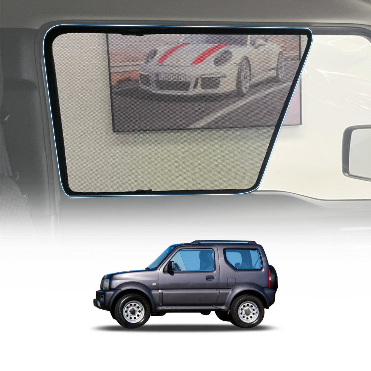 Magnetic Window Sun Shade for Suzuki Jimny 3Door 1998-2017