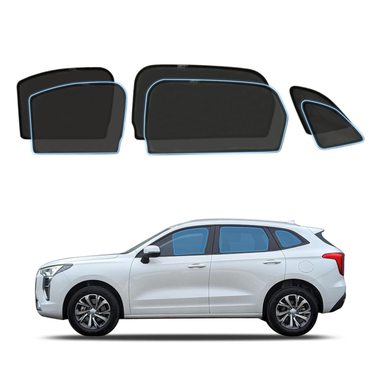 Magnetic Window Sun Shade for Haval Jolion 2021-2024