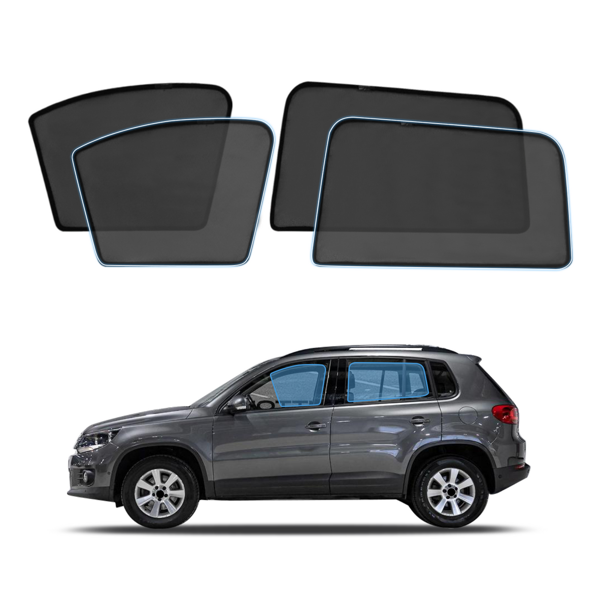 Magnetic Window Sun Shade for Volkswagen Tiguan 2008-2016