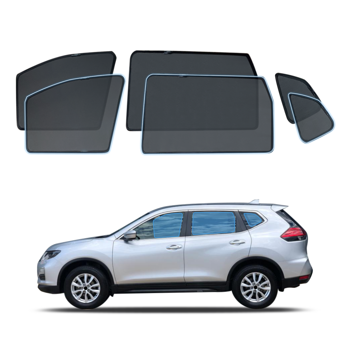 Magnetic Window Sun Shade for Nissan X-Trail Xtrail T32 2014-2022