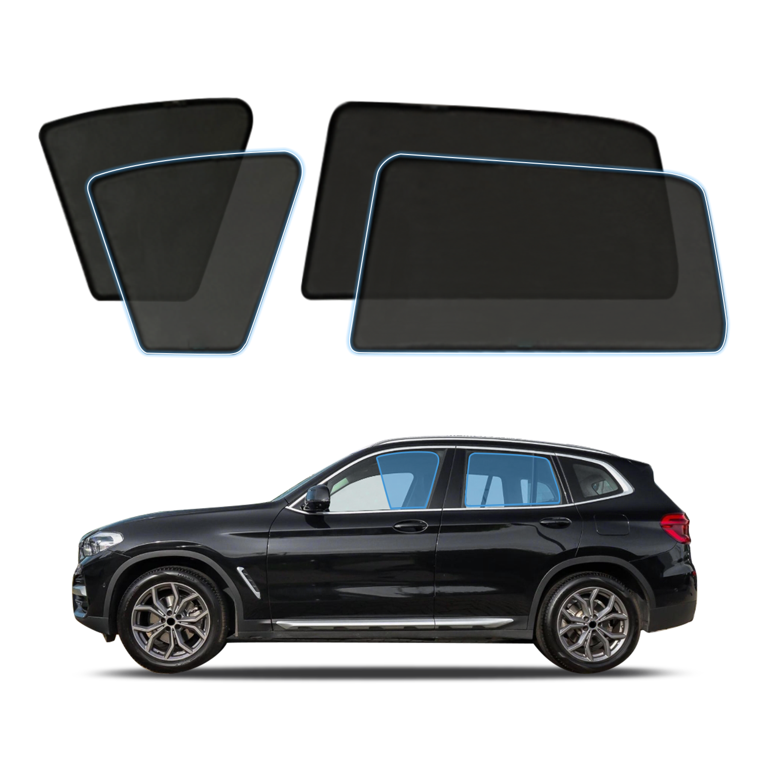 Magnetic Window Sun Shade for BMW X3 G01 2017-Onwards