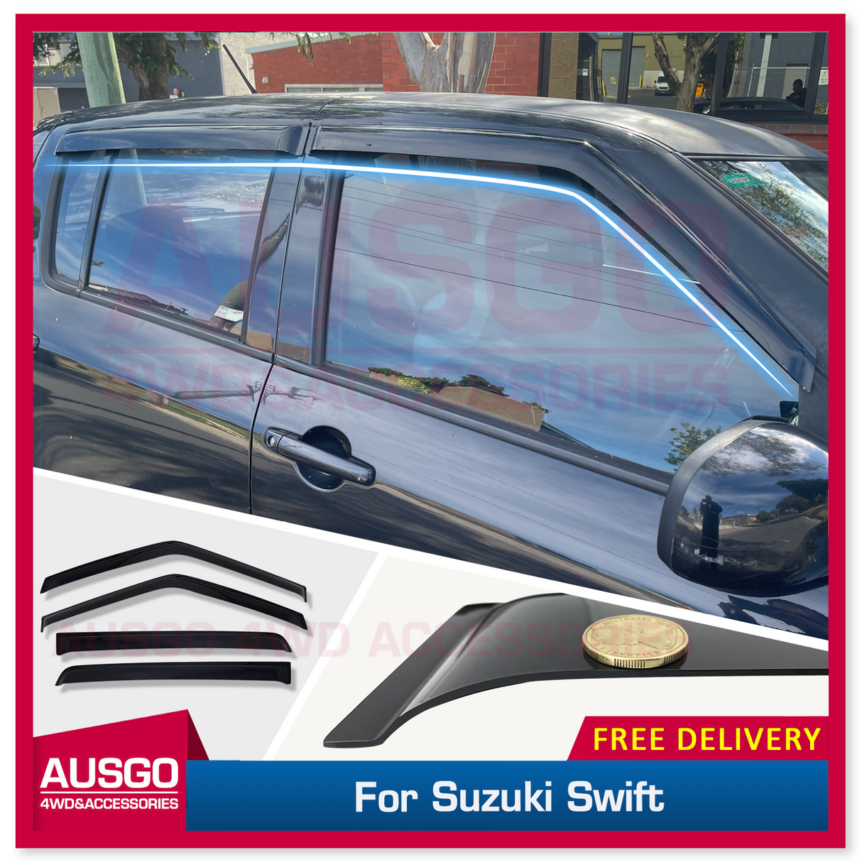 Weather Shields for Suzuki Swift 2005-2011