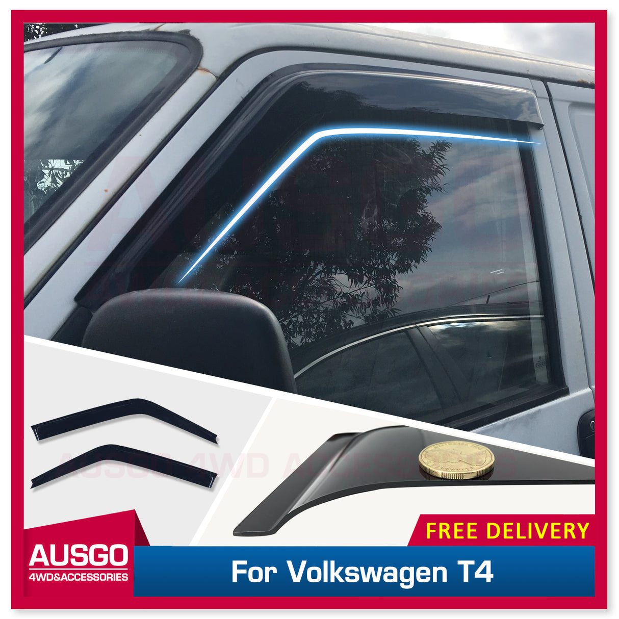 Weather Shields for Volkswagen Transporter T4 1993-2004