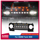 Bumper Grille with LED Light for GWM Tank 300 Front Mesh LED Grille