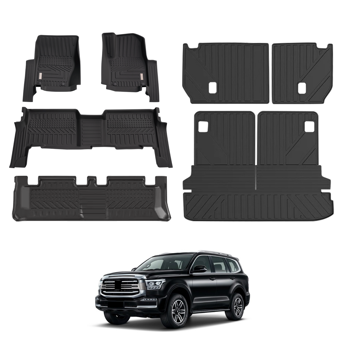 5D Car Floor Mats for GWM Tank 500 Tank500 2024-Onwards