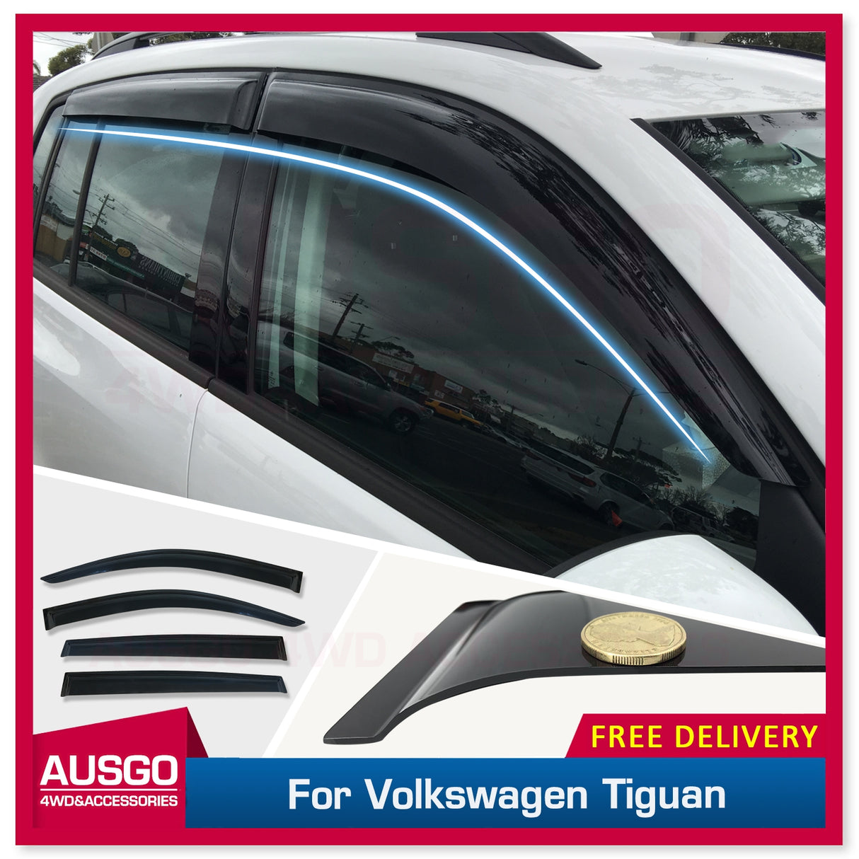 Weather Shields for Volkswagen Tiguan 2008-2016