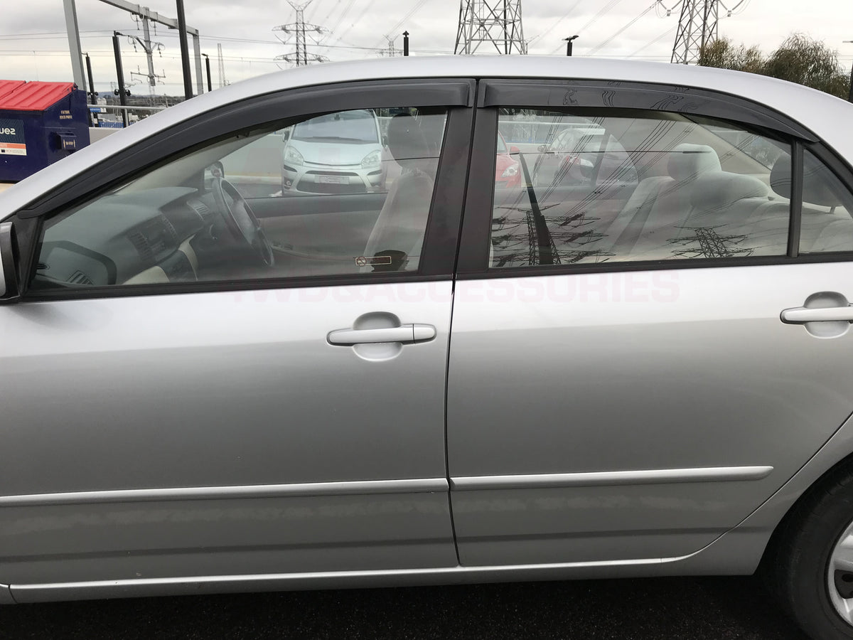 Weathershields, Weather shields for Toyota Corolla Sedan 01 Weathershields, Weather shields for Toyota Corolla Sedan 01