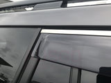 Stainless Trim Weather Shields for Toyota Landcruiser Prado 150 Series 2009-Onwards