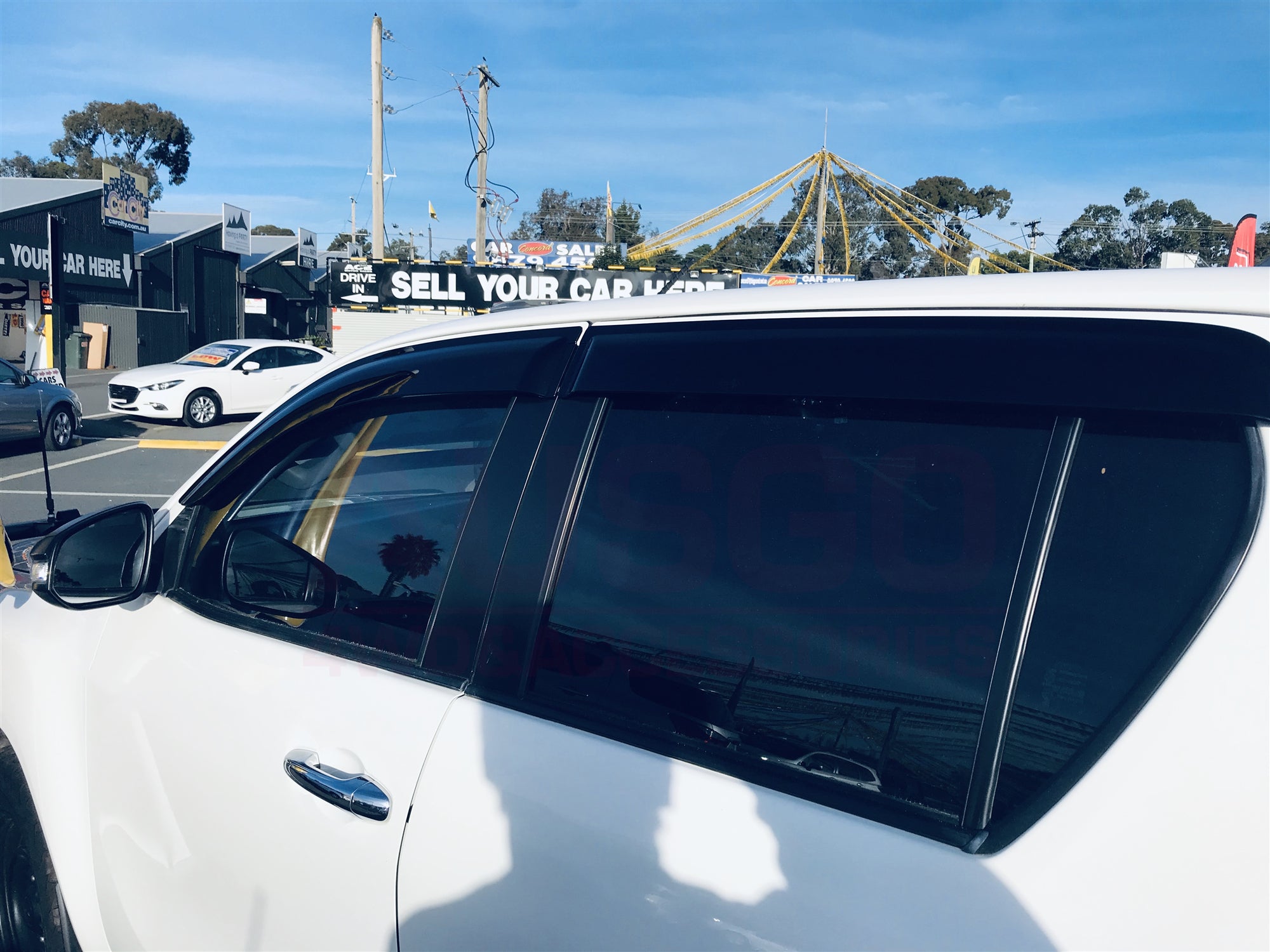 Injection Weather Shields for Toyota Hilux Dual Cab 2015-Onwards