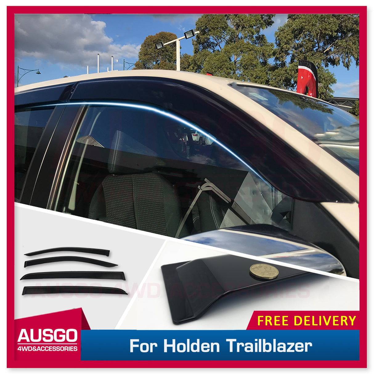 Injection Weather Shields for Holden Trailblazer 2016-2020