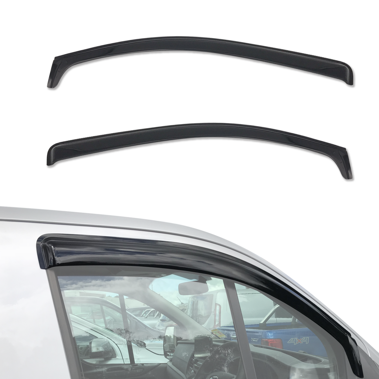 Luxury Weather Shields for Ford Transit Custom VN Series 2013-2023