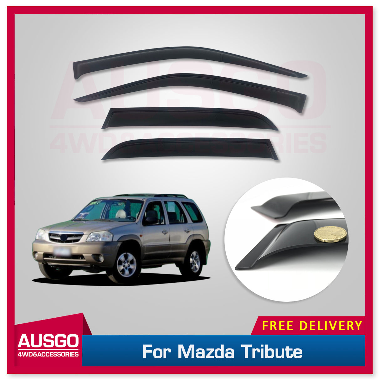 Weather Shields for Mazda Tribute 2000-2007