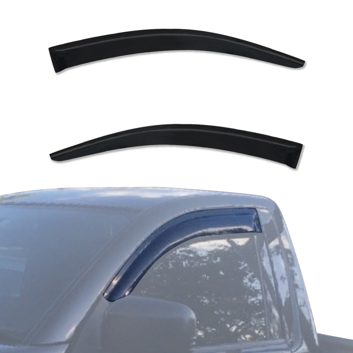 Weather Shields for Mitsubishi Triton Single Cab 2006-2015