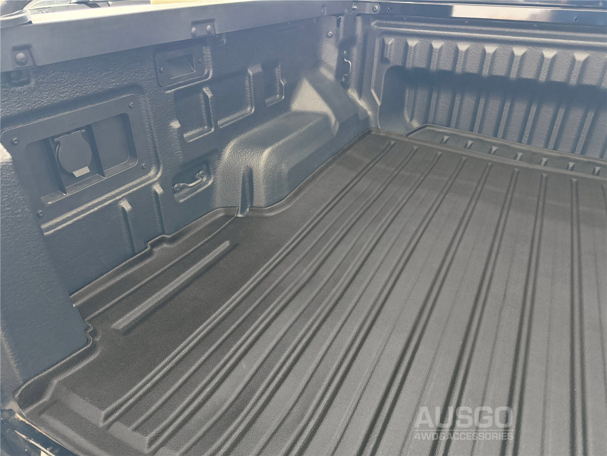 3D TPE Ute Mat for Volkswagen Amarok Next-Gen NF Dual Cab 2023-Onwards Fitted with Factory Plastic Tub Liner