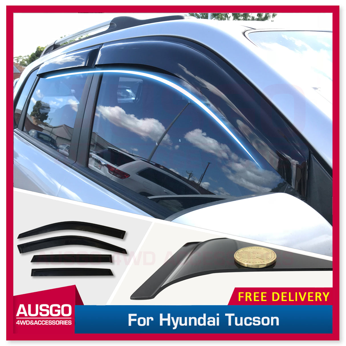 Weather Shields for Hyundai Tucson 2004-2010