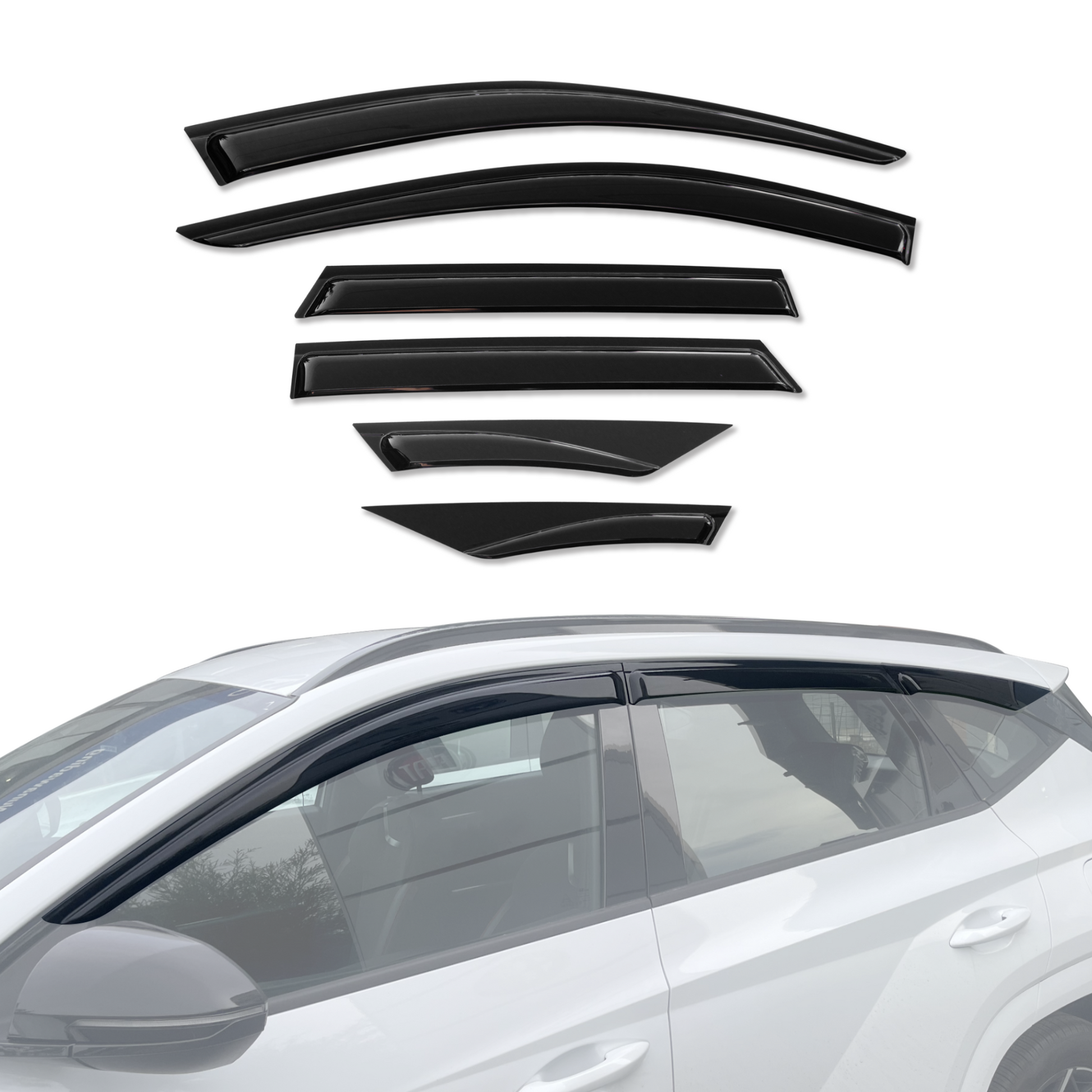 Luxury Weather Shields for Hyundai Tucson 2021-Onwards