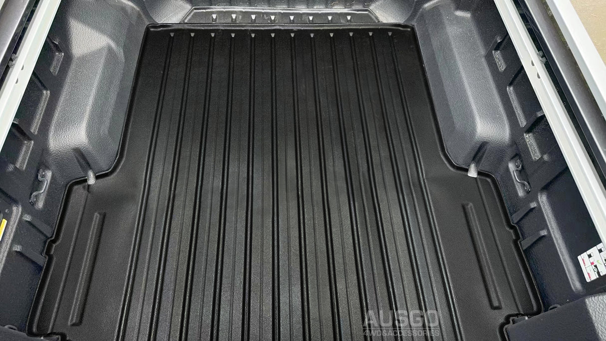 3D TPE Ute Mat for Ford Next-Gen Ranger Dual Cab 2022-Onwards Fitted with Factory Plastic Tub Liner