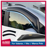 Luxury Weather Shields for Mercedes-Benz Valente / Vito / Marco Polo 2015-Onwards