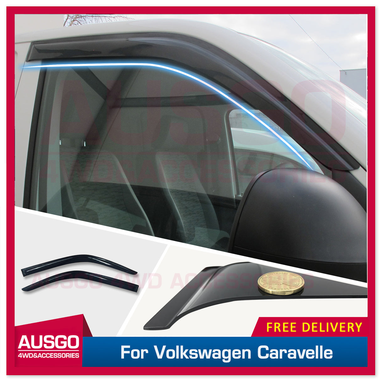 Weather Shields for Volkswagen Caravelle 2004-2015