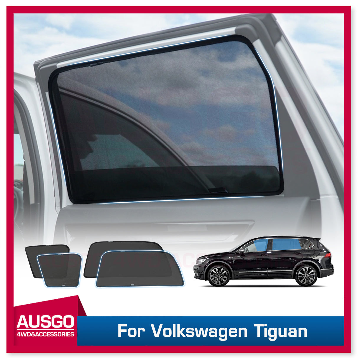 Magnetic Window Sun Shade for Volkswagen Tiguan 2016-Onwards