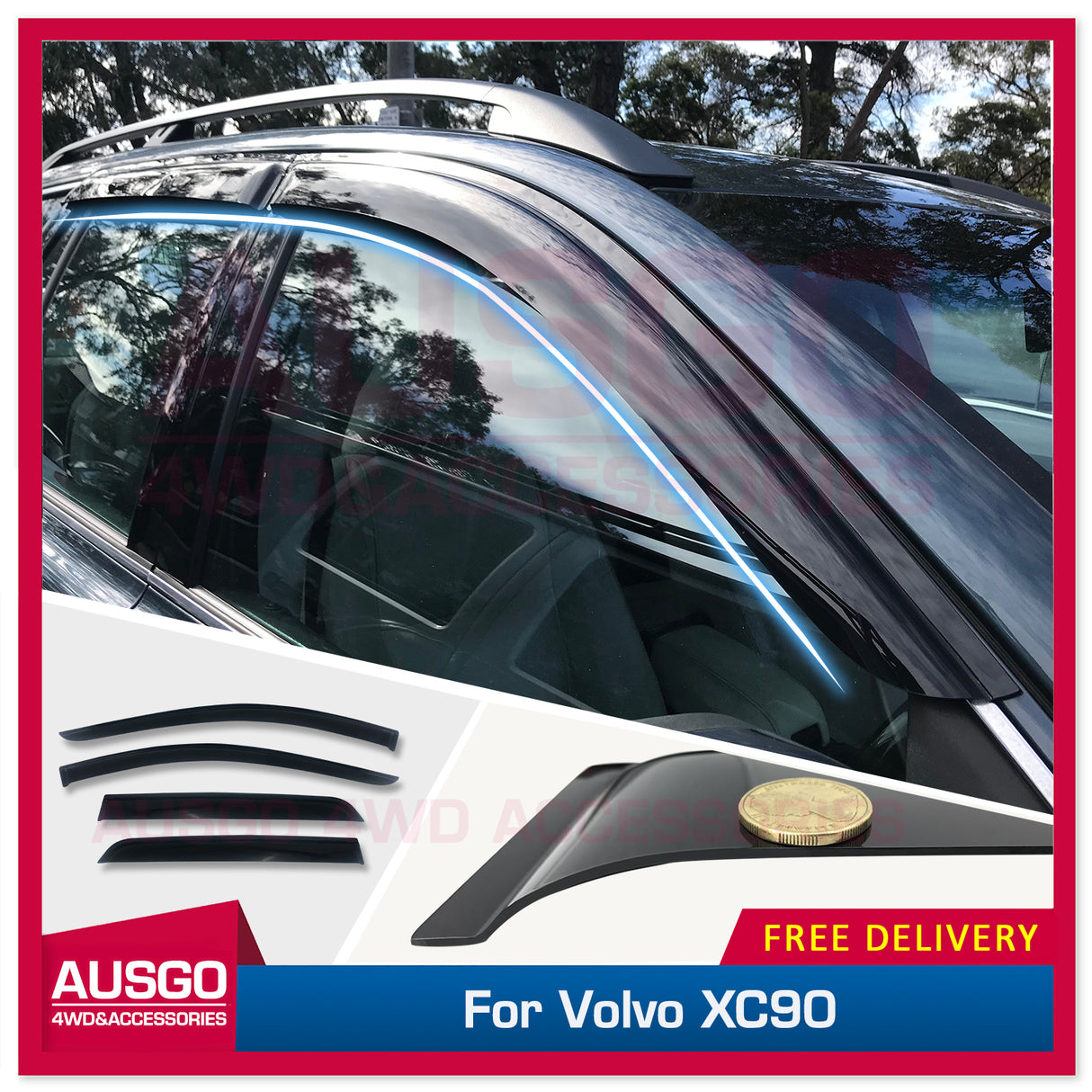 Weather Shields for Volvo XC90 2003-2014