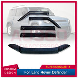 Wide Type Weather Shields + Bonnet Protector for Land Rover Defender L663 2020-Onwards