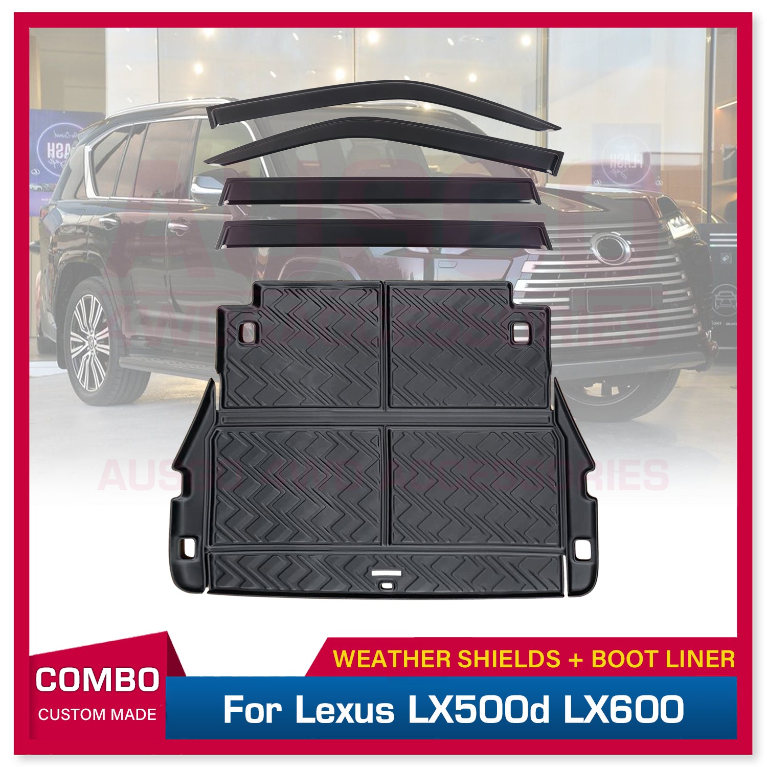 Luxury Weather Shields Cargo Mat for Lexus LX Series LX500d LX600 –  AUSGO 4X4 Accessories