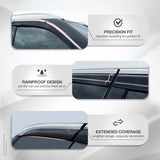 Stainless Trim Weather Shields for Haval Jolion Pro HEV Hybrid 2024-Onwards