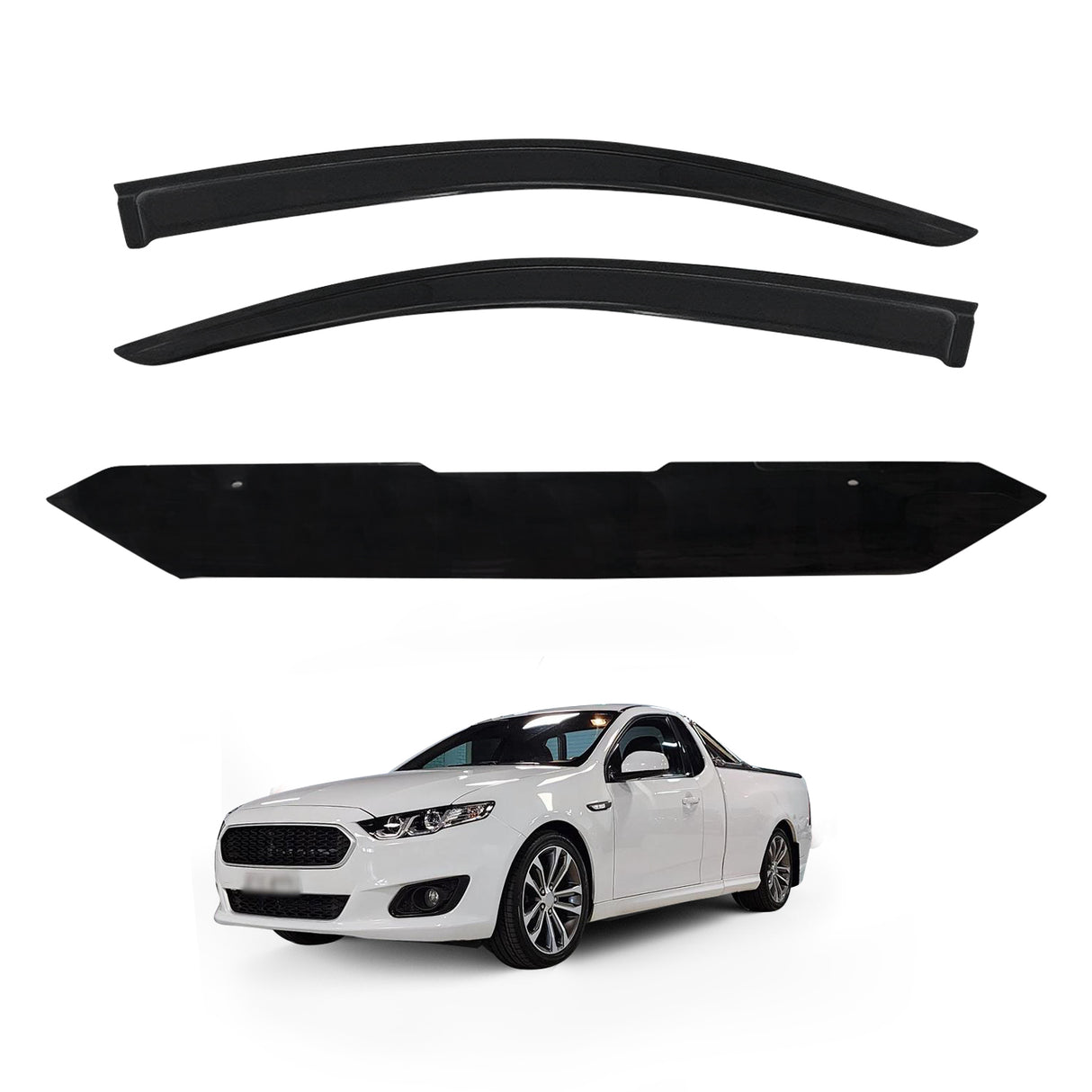 Weather Shields + Bonnet Protector for Ford Falcon FG-X 2014-2016