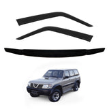 Weather Shields + Bonnet Protector for Nissan Patrol GU Y61 1998-2004