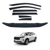 Luxury Weather Shields + Bonnet Protector for Haval H6 B01 Series 2021-Onwards