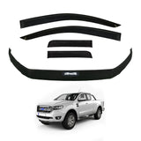 Weather Shields + Bonnet Protector for Ford Ranger Extra Cab 2016-2022