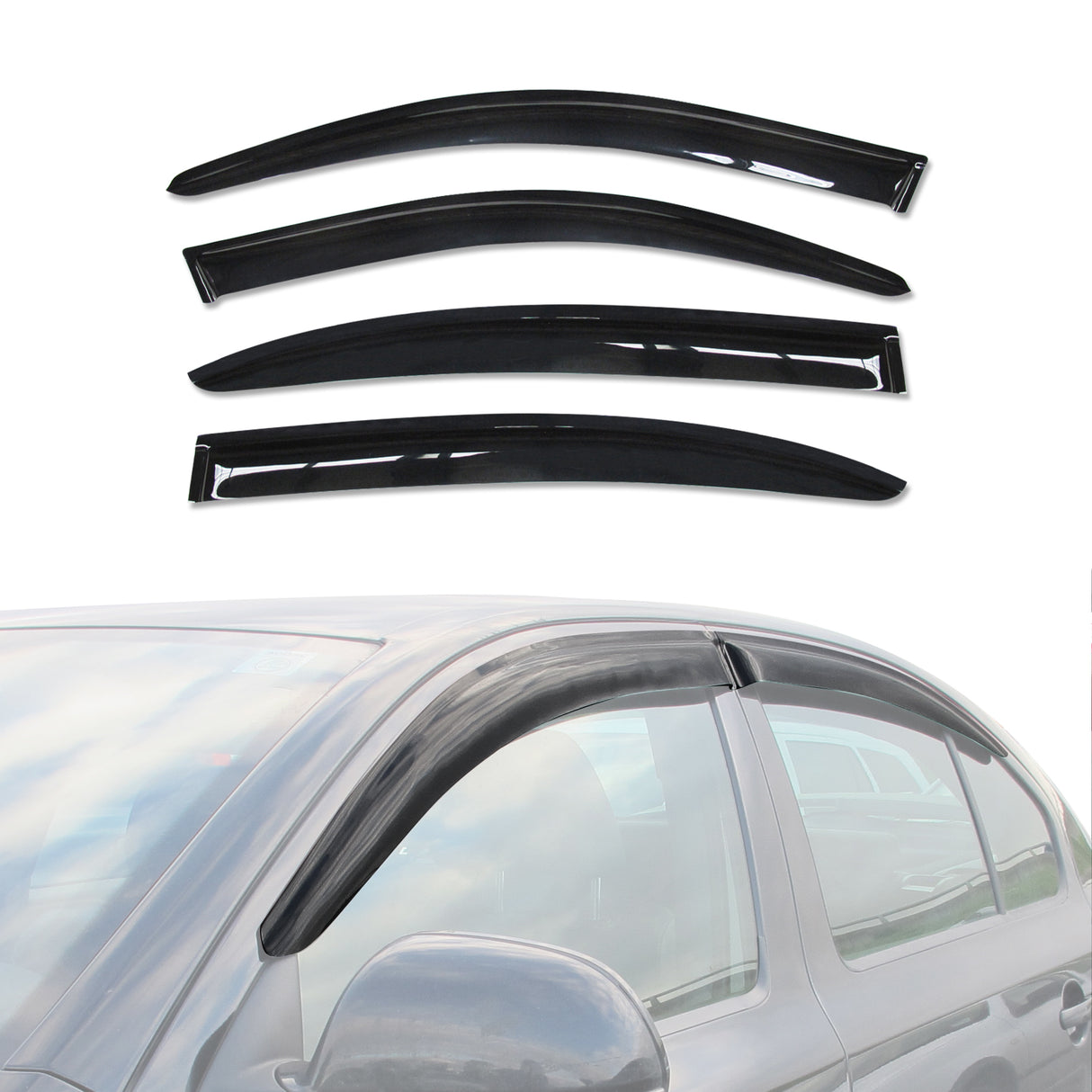 Weather Shields for Skoda Octavia liftback 2007-2013