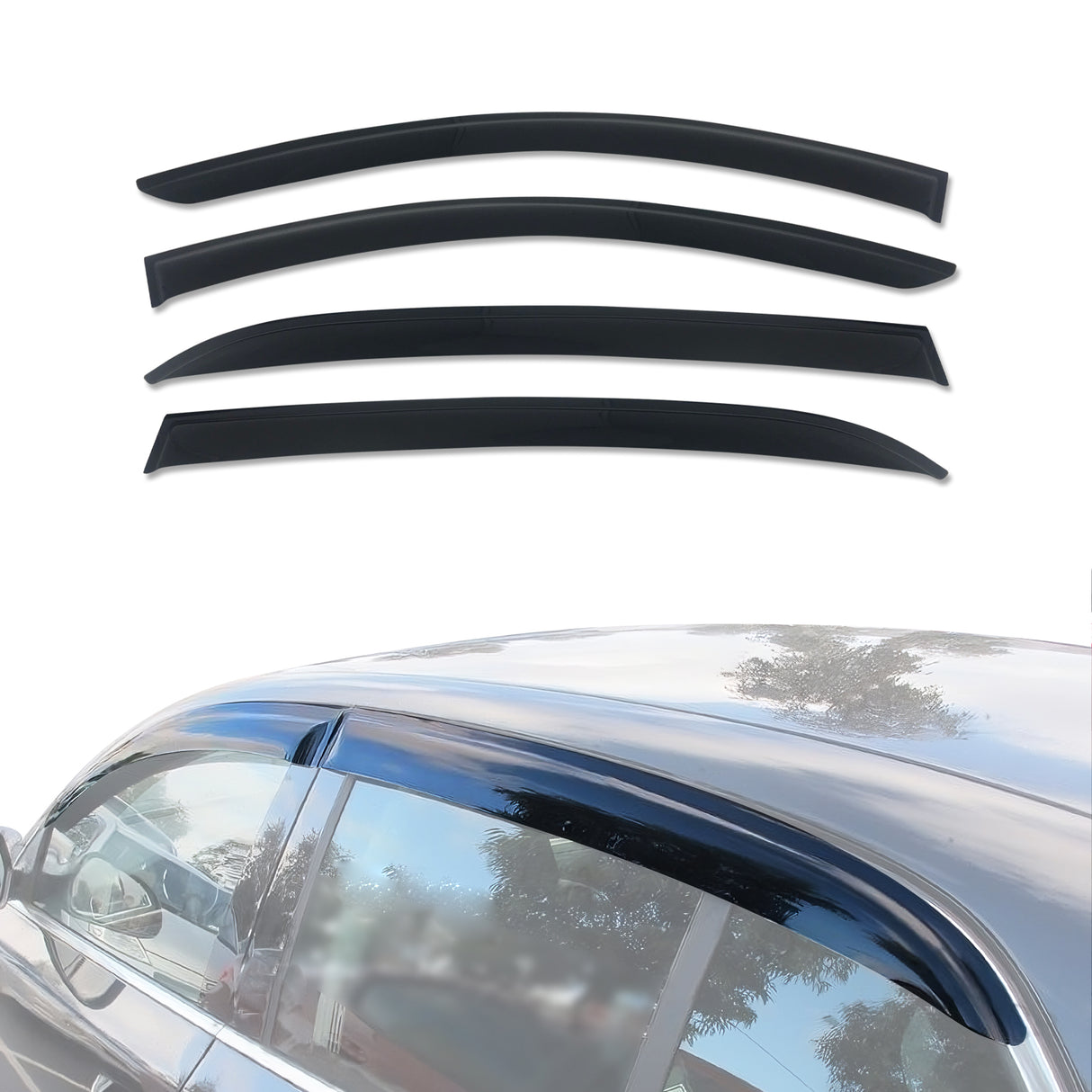 Weather Shields for Skoda Superb Sedan 2008-2015