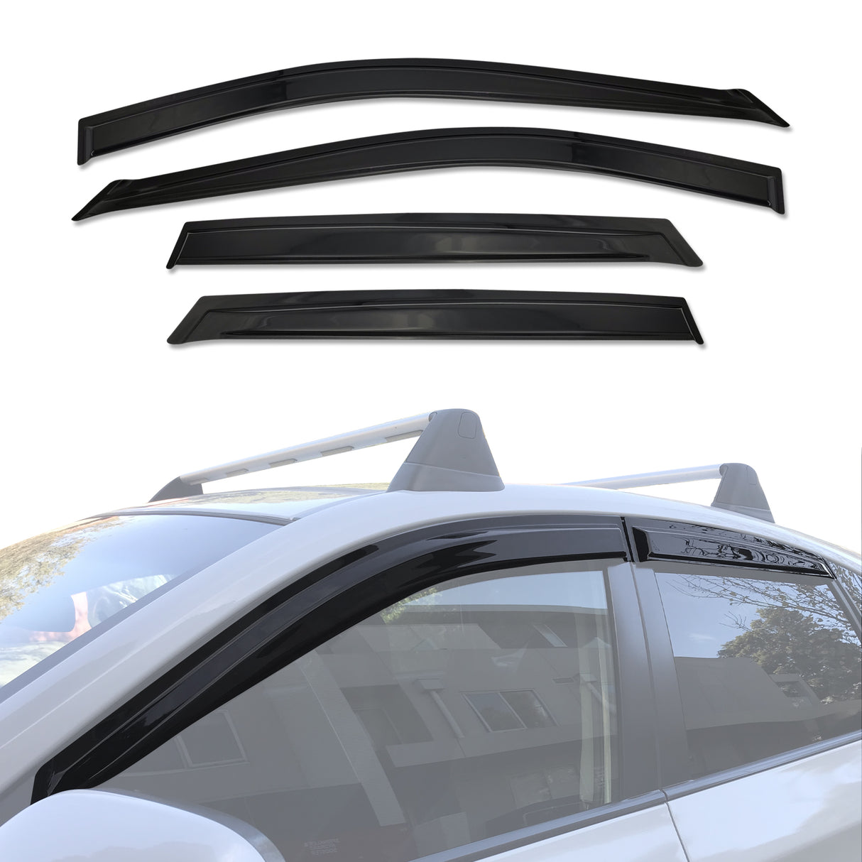 Luxury Weather Shields for Subaru Impreza 2007-2012