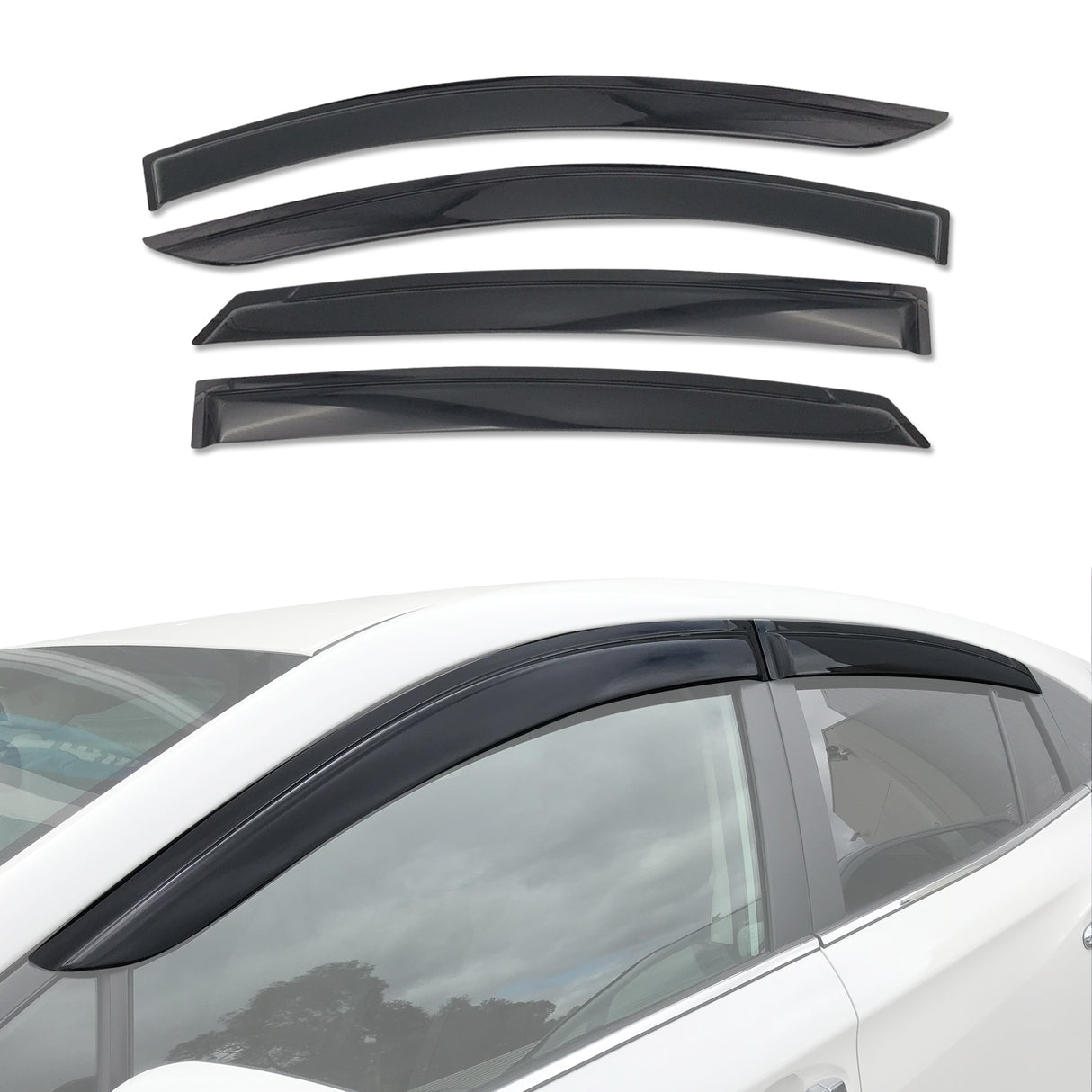 Luxury Weather Shields for Subaru Impreza G5 Series Hatch 2016-2022