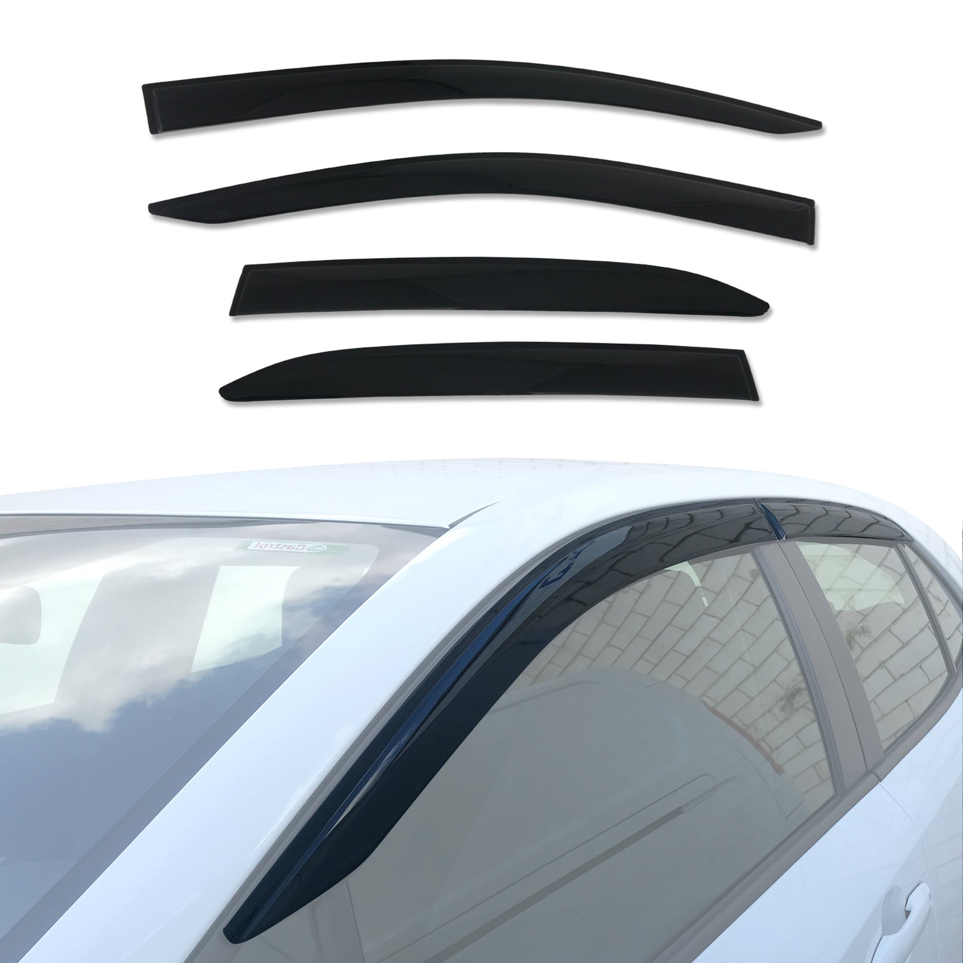 Luxury Weather Shields for Toyota Corolla Hatch 2018-Onwards