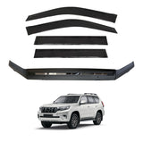 Weather Shields + Bonnet Protector for Toyota Land Cruiser Prado 150 2018-Onwards