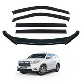 Weather Shields + Bonnet Protector for Toyota Kluger 2013-2020