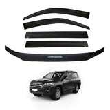 Weather Shields + Bonnet Protector for Toyota Land Cruiser 200 LC200 2016-2021